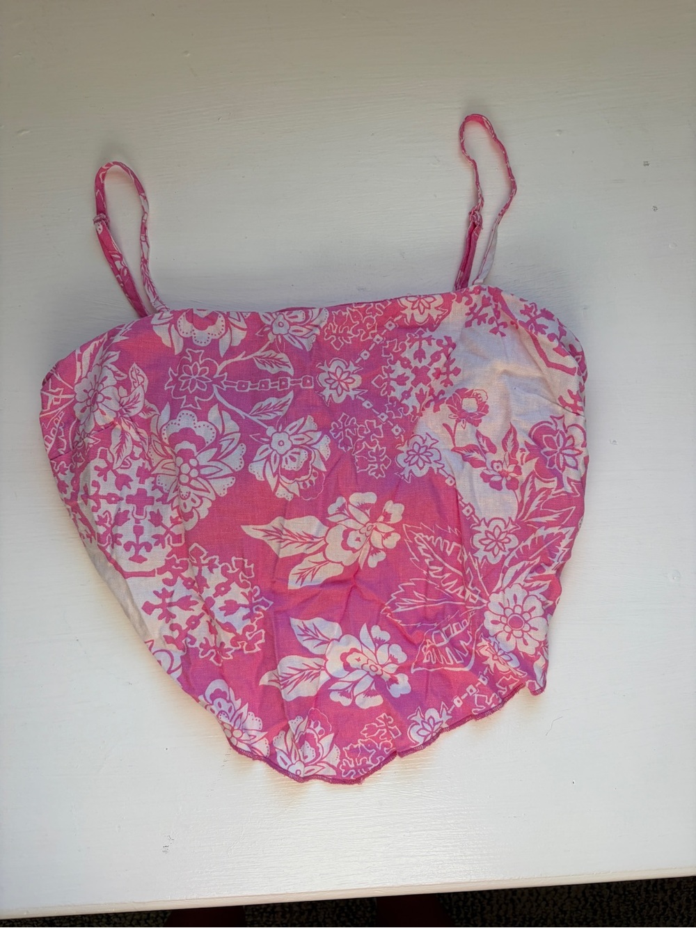 American Eagle Outfitters Pink Floral Cami Tank
